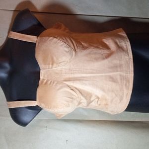 Haute fox padded bra chemise belly top.